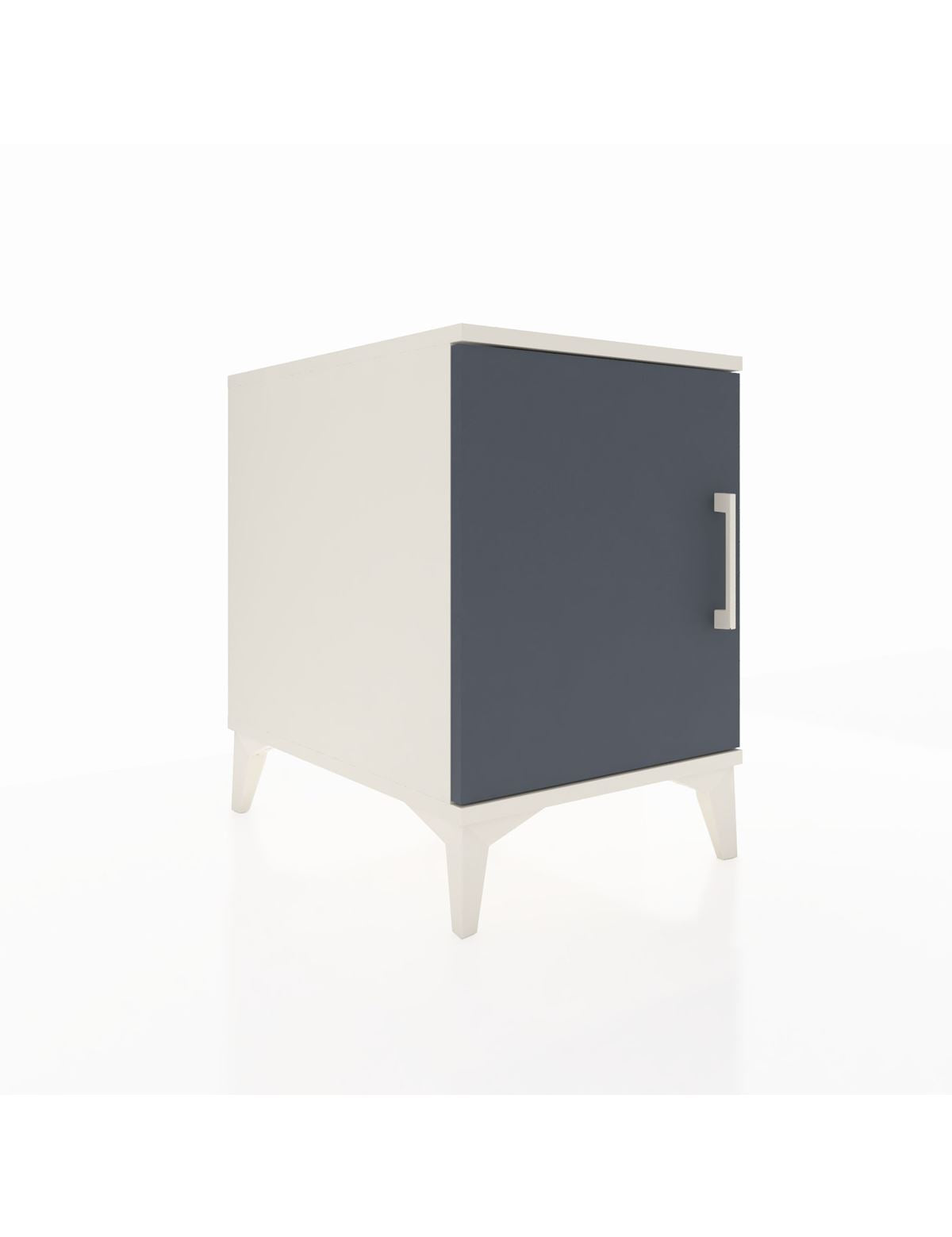 Kronos Komodin 2 Raflı Tek Kapaklı 44x59x64 Aytaşı-Antrasit