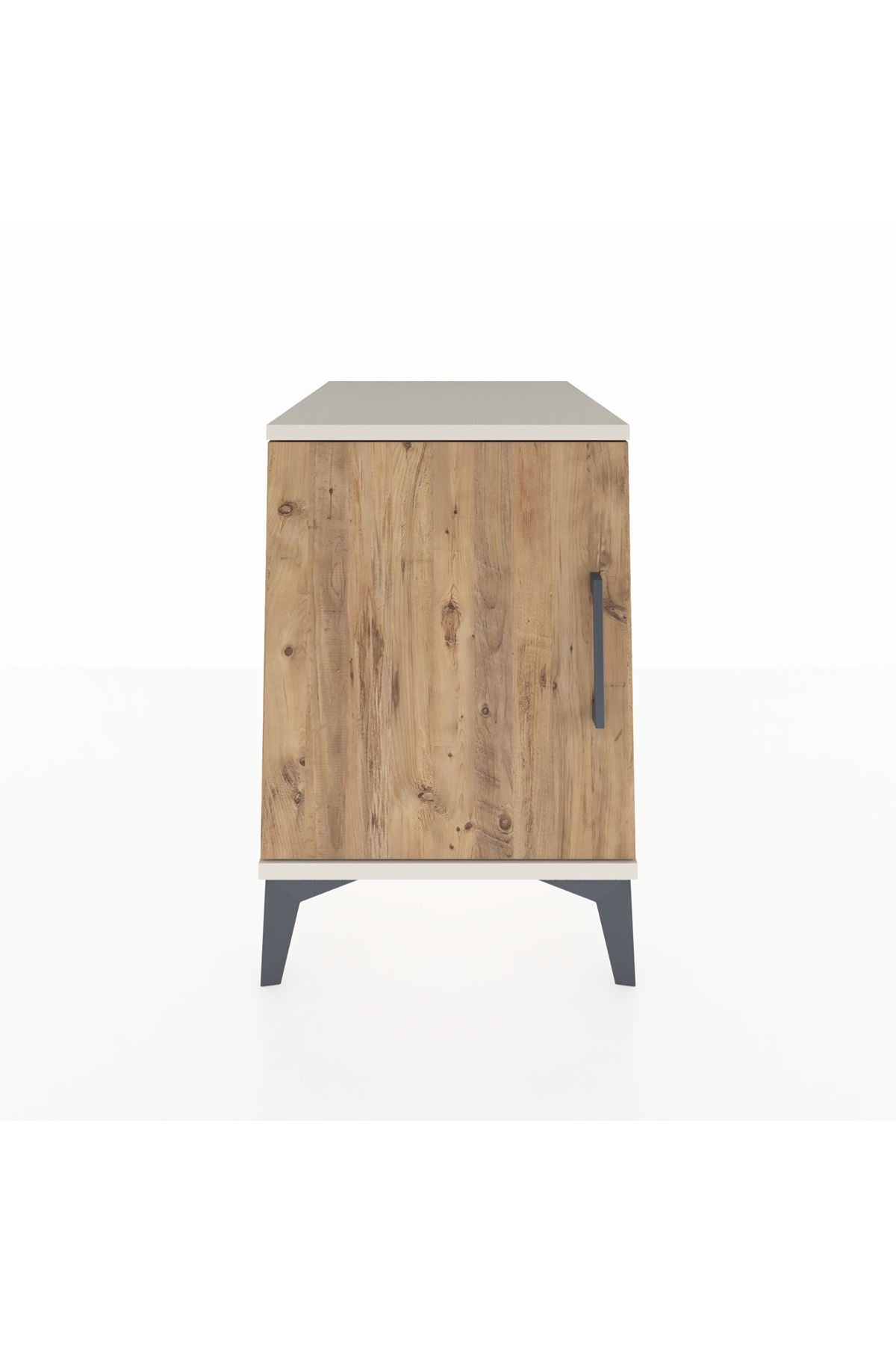 Kronos Komodin 2 Raflı Tek Kapaklı 44x59x64 Aytaşı-Çam