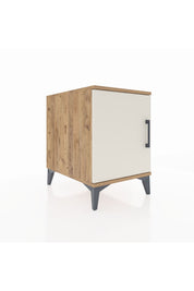 Kronos Komodin 2 Raflı Tek Kapaklı 44x59x64 Çam-Aytaşı