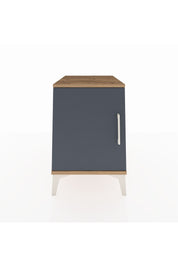 Kronos Komodin 2 Raflı Tek Kapaklı 44x59x64 Çam-Antrasit