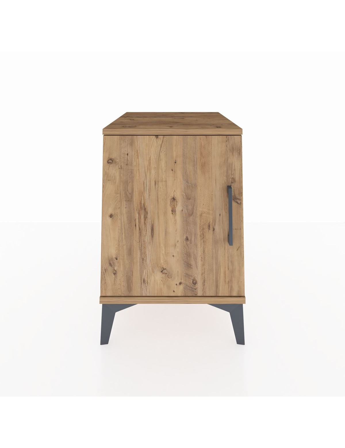 Kronos Komodin 2 Raflı Tek Kapaklı 44x59x64 Çam-Çam