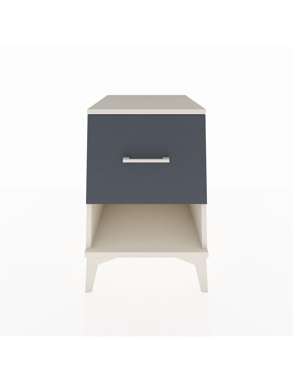 Kronos Komodin Tek Çekmeceli 44x59x64 Aytaşı-Antrasit