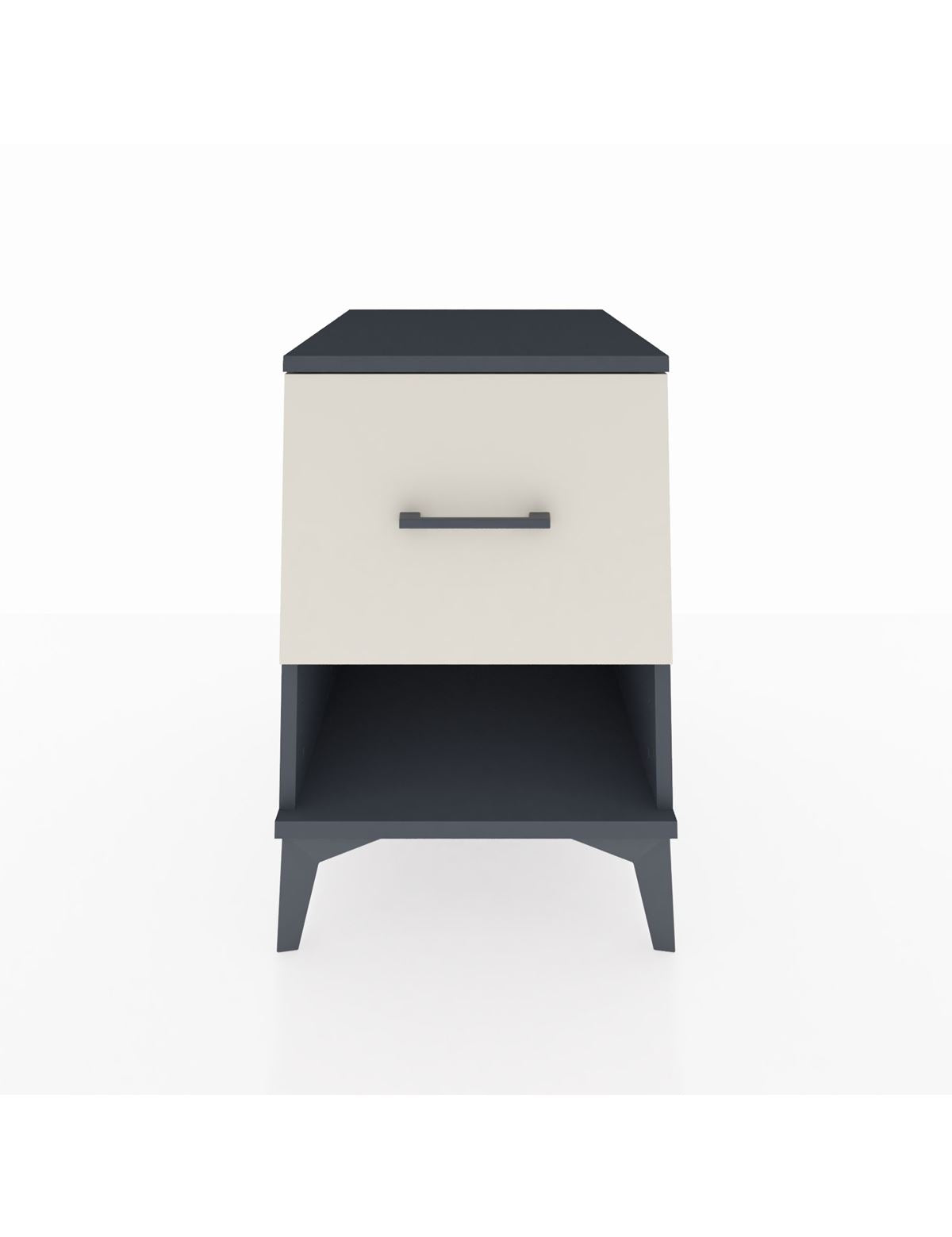 Kronos Komodin Tek Çekmeceli 44x59x64 Antrasit-Aytaşı