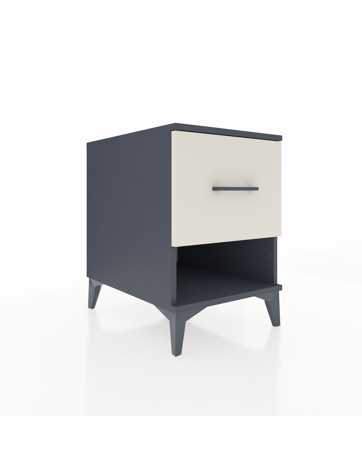 Kronos Komodin Tek Çekmeceli 44x59x64 Antrasit-Aytaşı