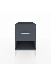 Kronos Komodin Tek Çekmeceli 44x59x64 Antrasit-Antrasit