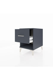 Kronos Komodin Tek Çekmeceli 44x59x64 Antrasit-Antrasit