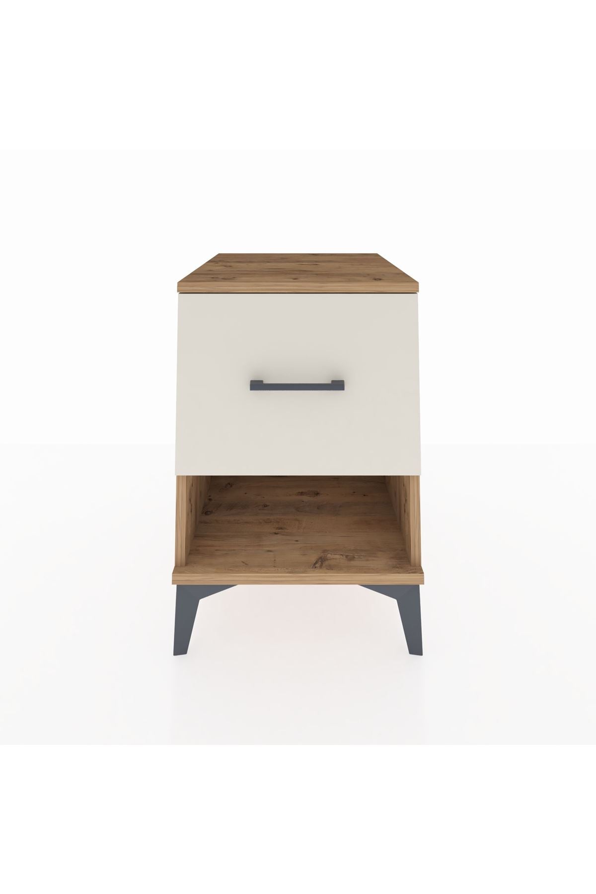 Kronos Komodin Tek Çekmeceli 44x59x64 Çam-Aytaşı