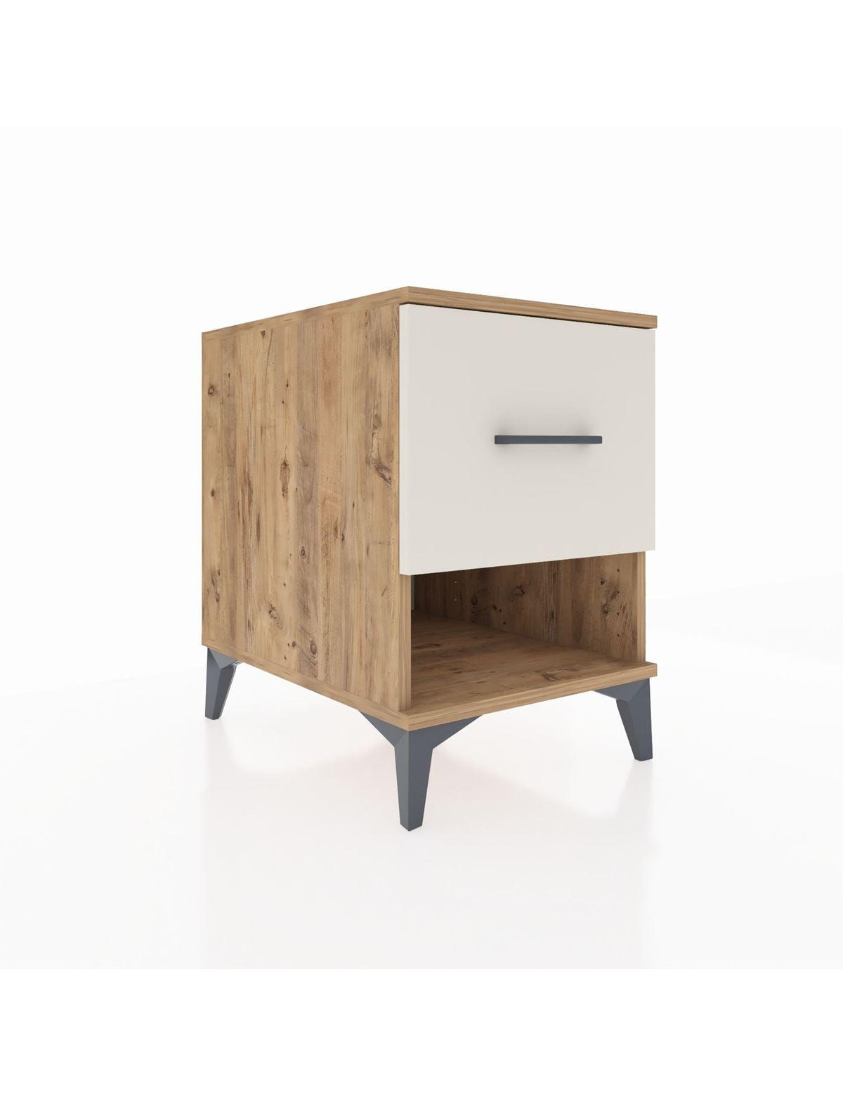 Kronos Komodin Tek Çekmeceli 44x59x64 Çam-Aytaşı