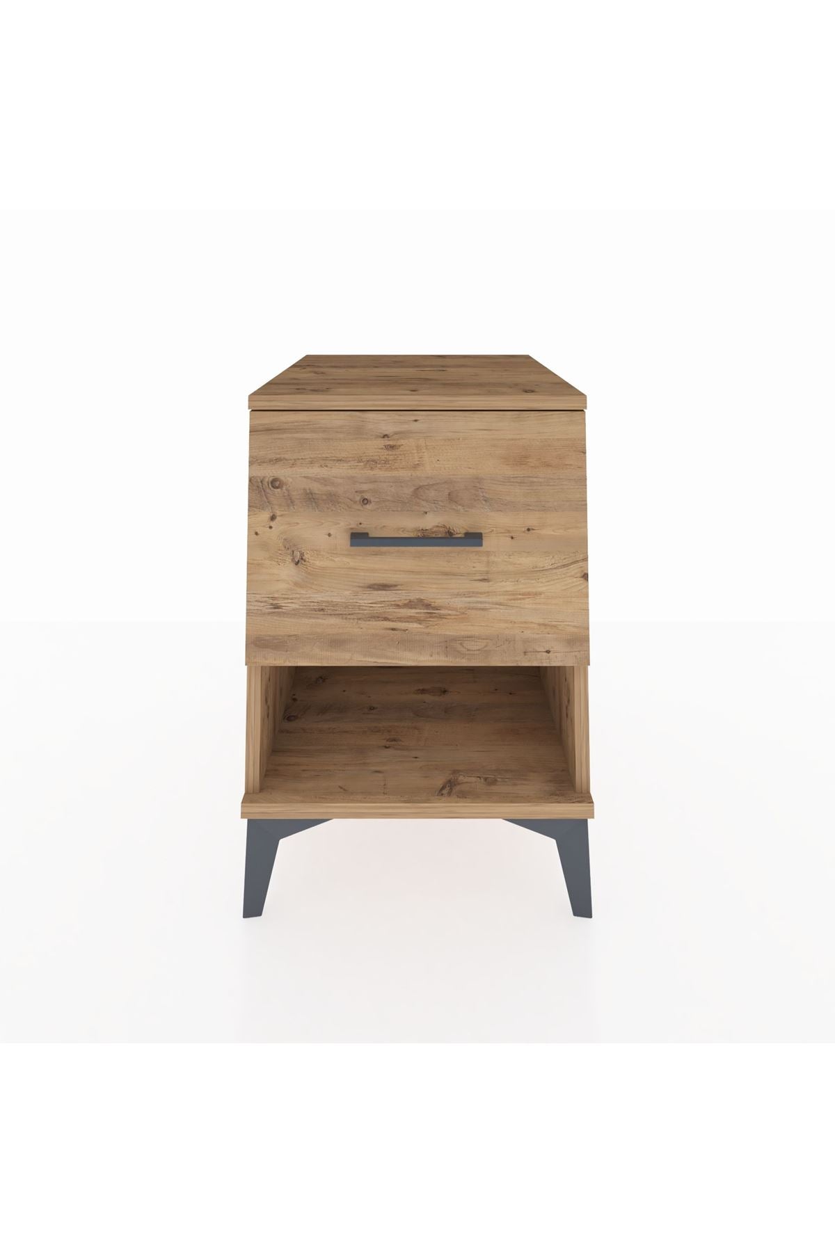 Kronos Komodin Tek Çekmeceli 44x59x64 Çam-Çam