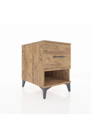 Kronos Komodin Tek Çekmeceli 44x59x64 Çam-Çam