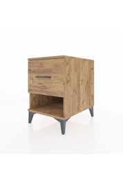 Kronos Komodin Tek Çekmeceli 44x59x64 Çam-Çam