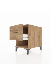 Kronos Komodin Tek Çekmeceli 44x59x64 Çam-Çam