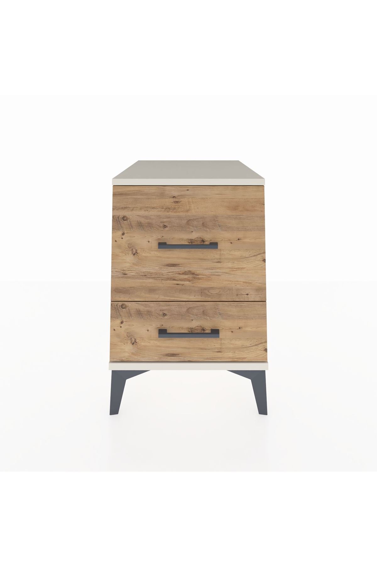 Kronos Komodin 2 Çekmeceli 44x59x64 Aytaşı-Çam