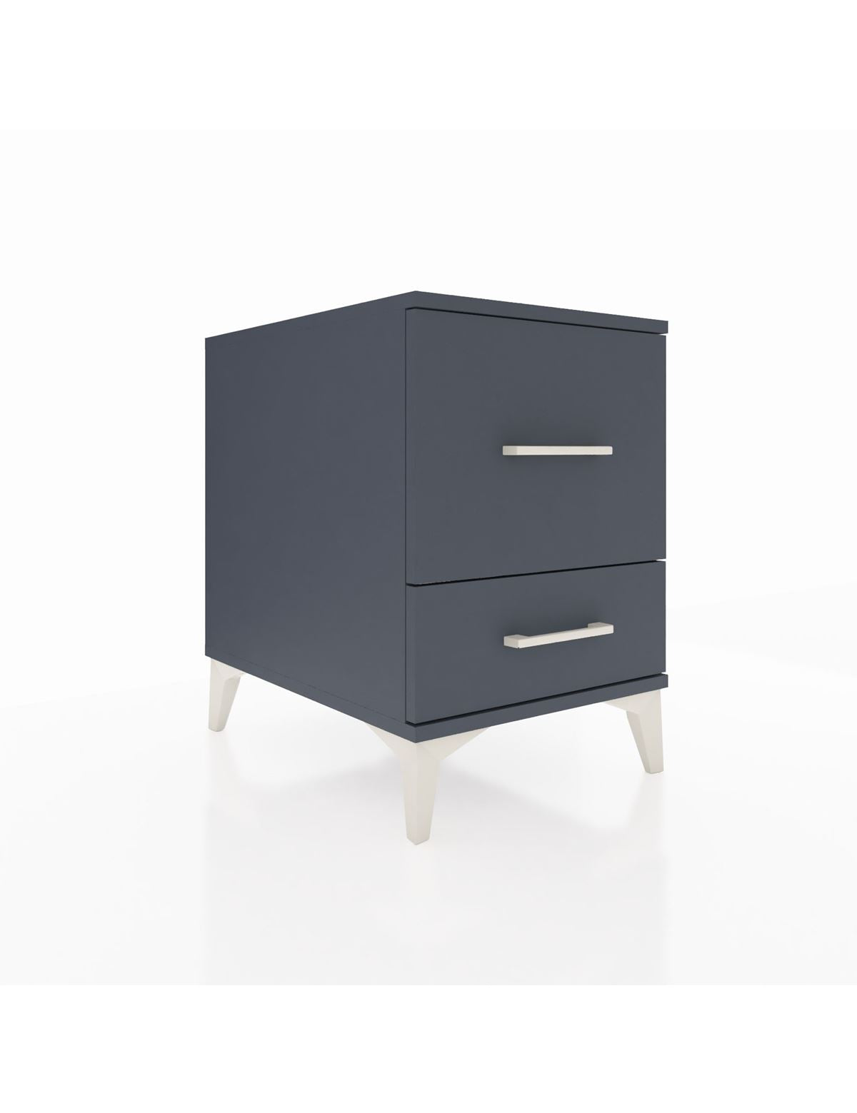 Kronos Komodin 2 Çekmeceli 44x59x64 Antrasit-Antrasit