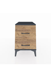 Kronos Komodin 2 Çekmeceli 44x59x64 Antrasit-Çam