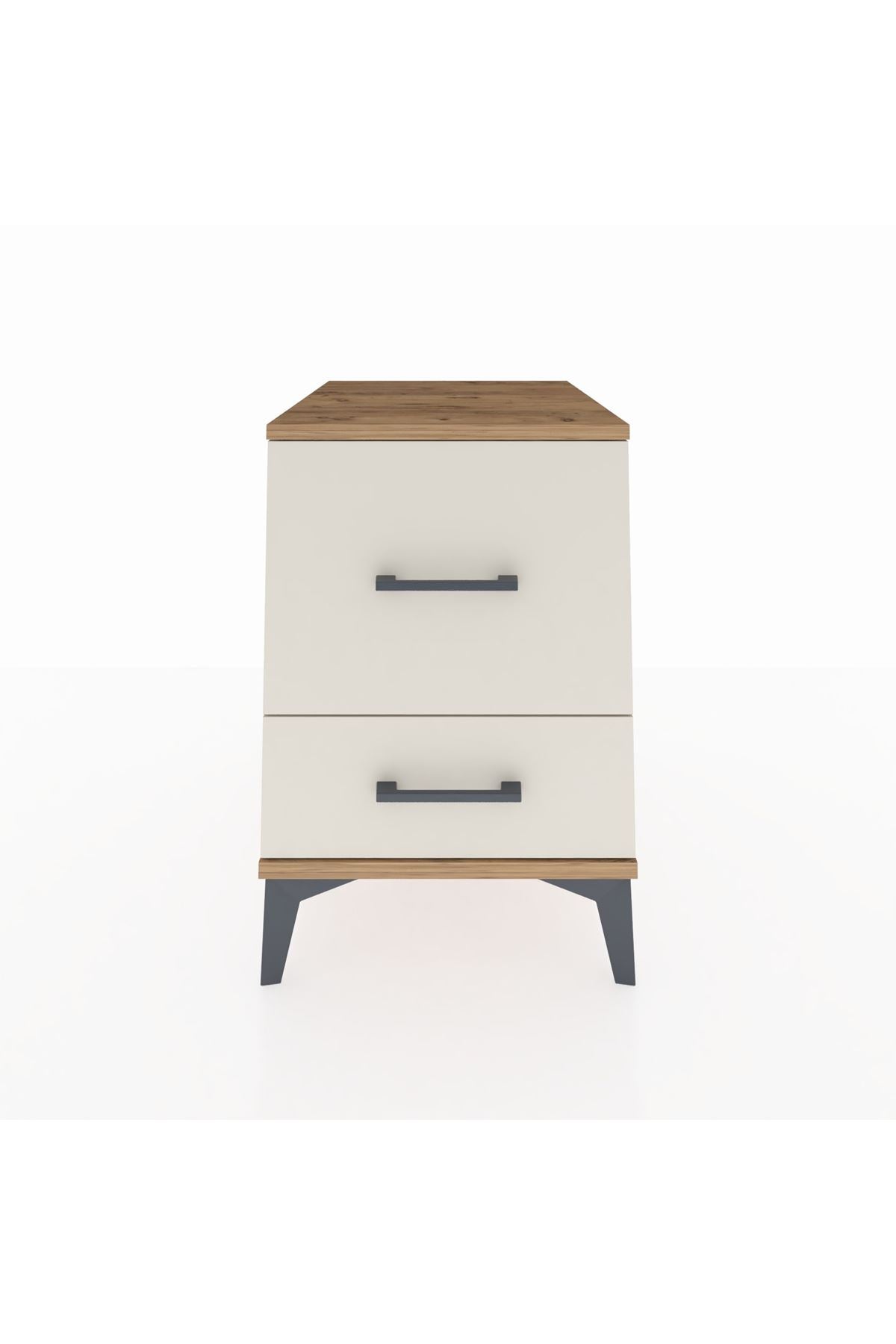 Kronos Komodin 2 Çekmeceli 44x59x64 Çam-Aytaşı