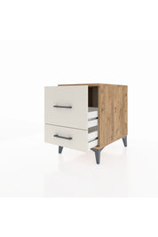 Kronos Komodin 2 Çekmeceli 44x59x64 Çam-Aytaşı