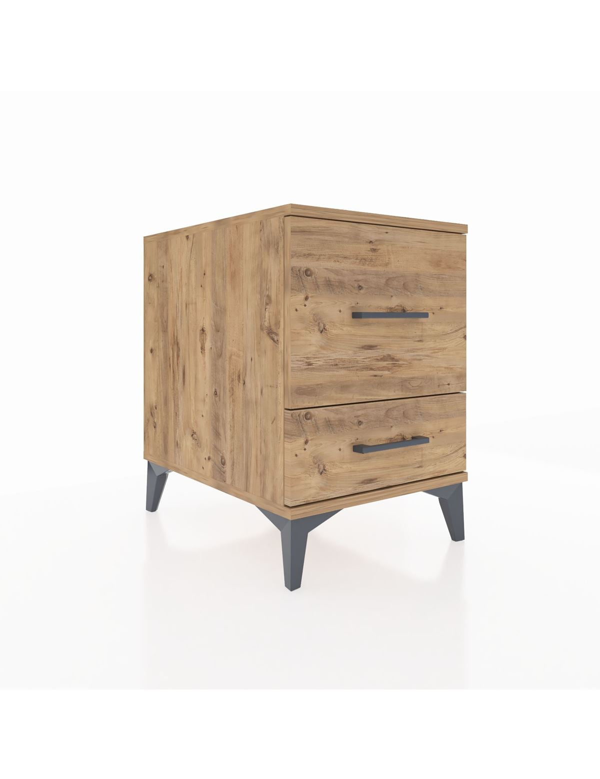 Kronos Komodin 2 Çekmeceli 44x59x64 Çam-Çam