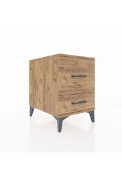 Kronos Komodin 2 Çekmeceli 44x59x64 Çam-Çam