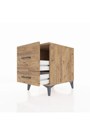 Kronos Komodin 2 Çekmeceli 44x59x64 Çam-Çam