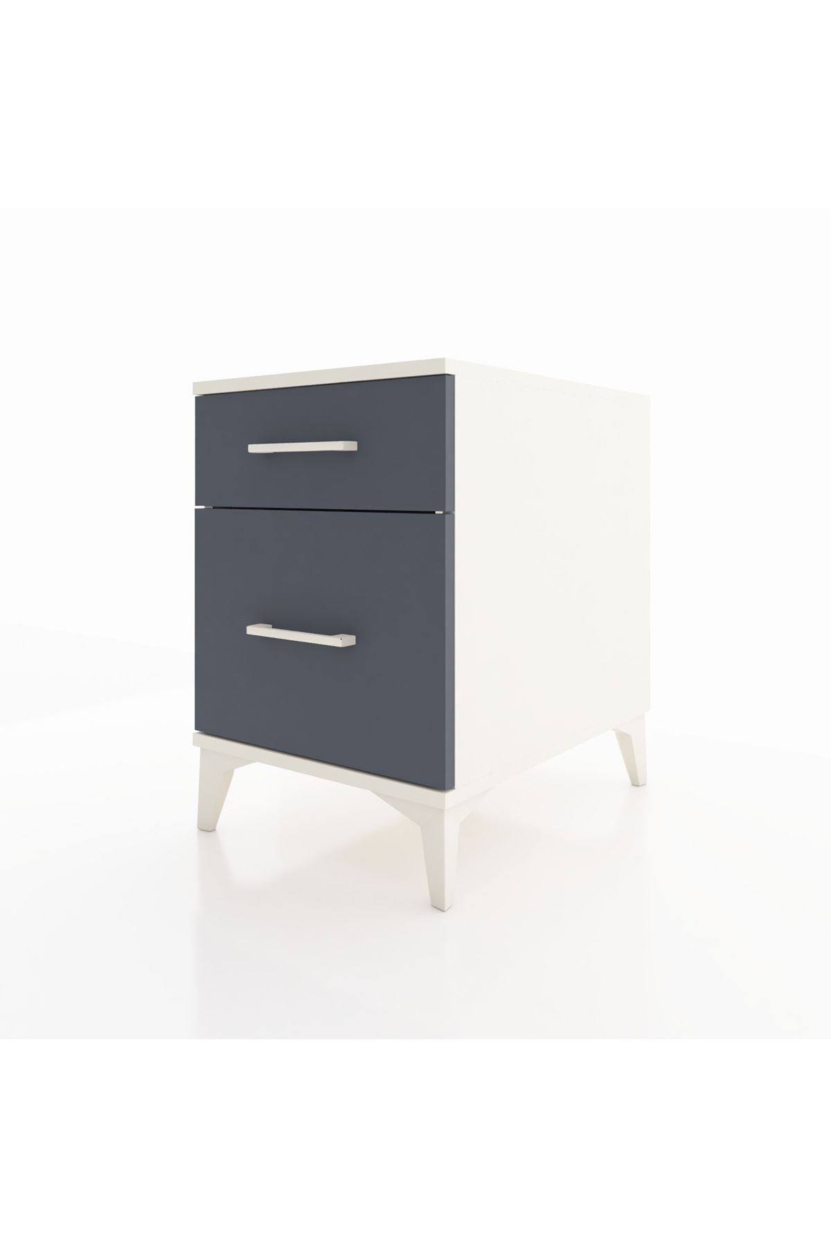 Kronos Komodin Tek Çekmeceli 44x59x64 Aytaşı-Antrasit