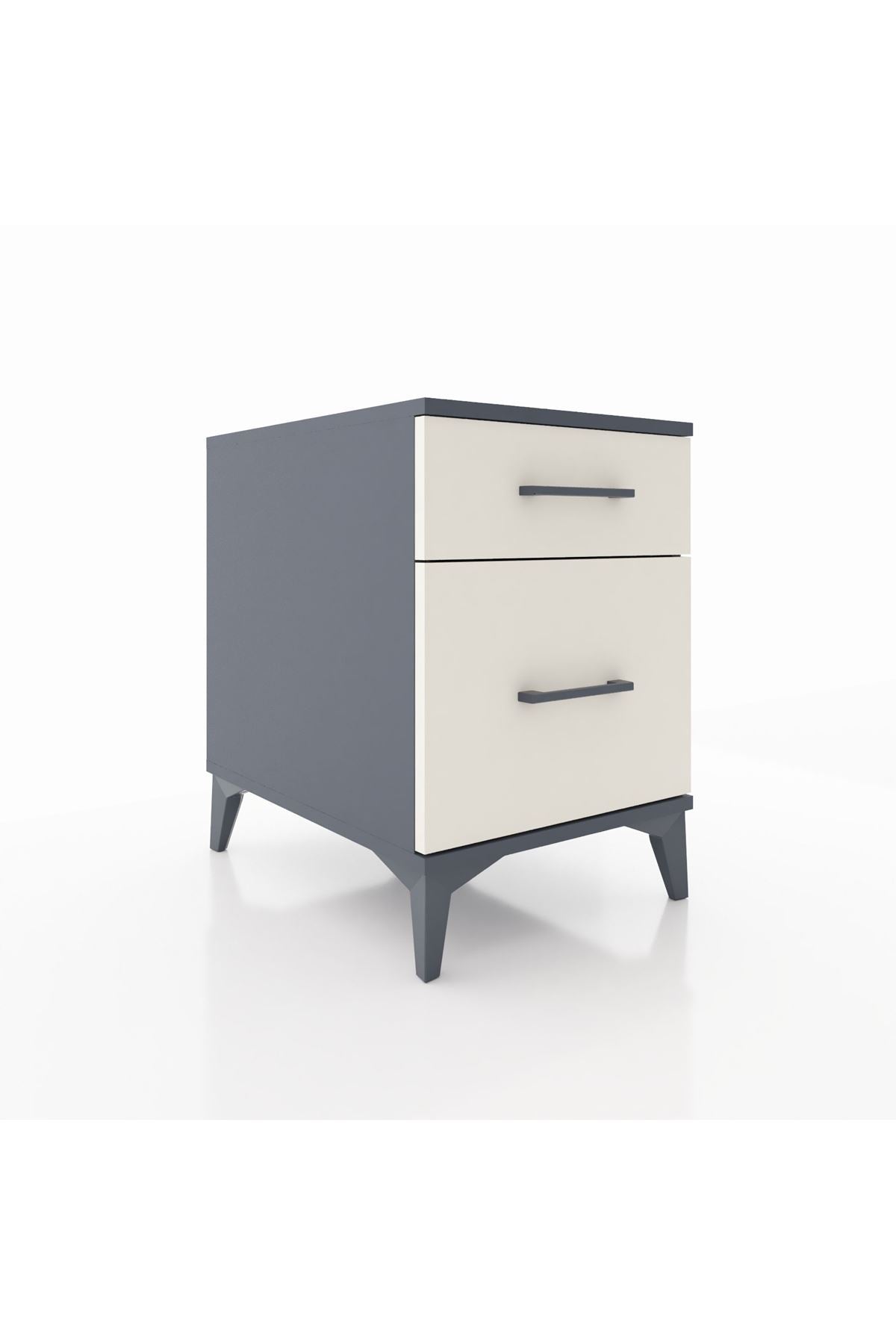 Kronos Komodin Tek Çekmeceli 44x59x64 Antrasit-Aytaşı