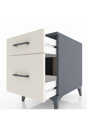 Kronos Komodin Tek Çekmeceli 44x59x64 Antrasit-Aytaşı