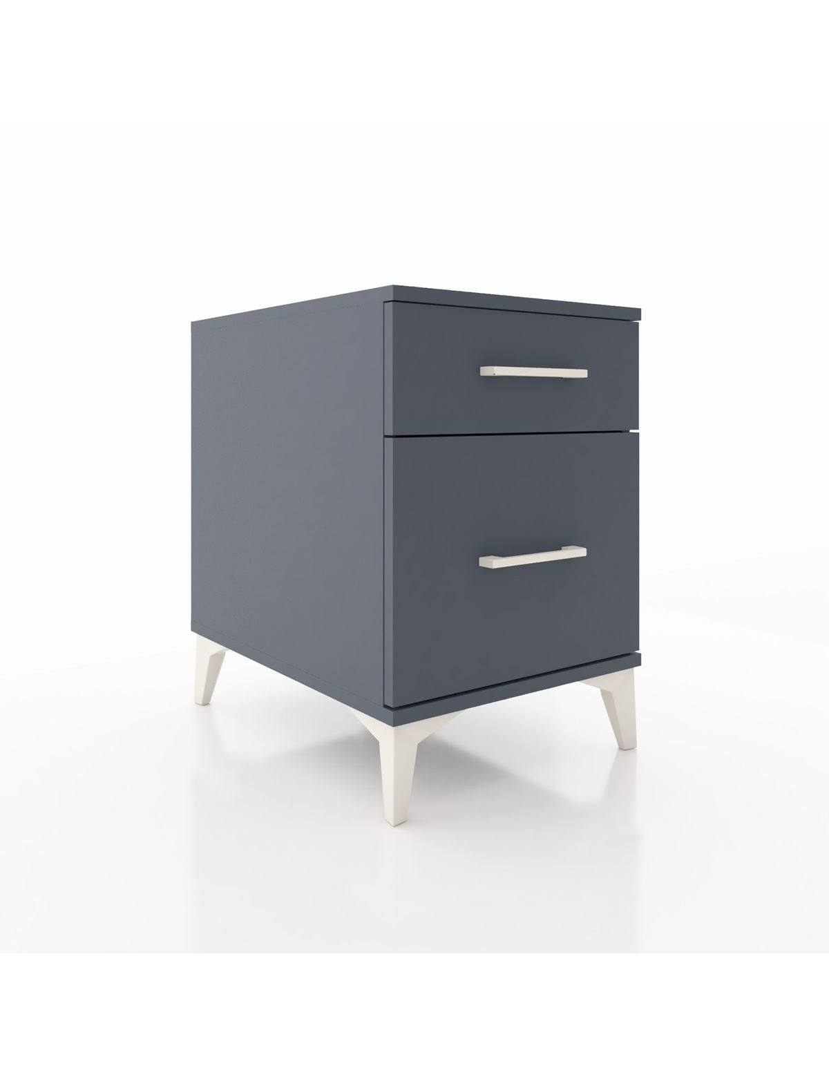 Kronos Komodin Tek Çekmeceli 44x59x64 Antrasit-Antrasit