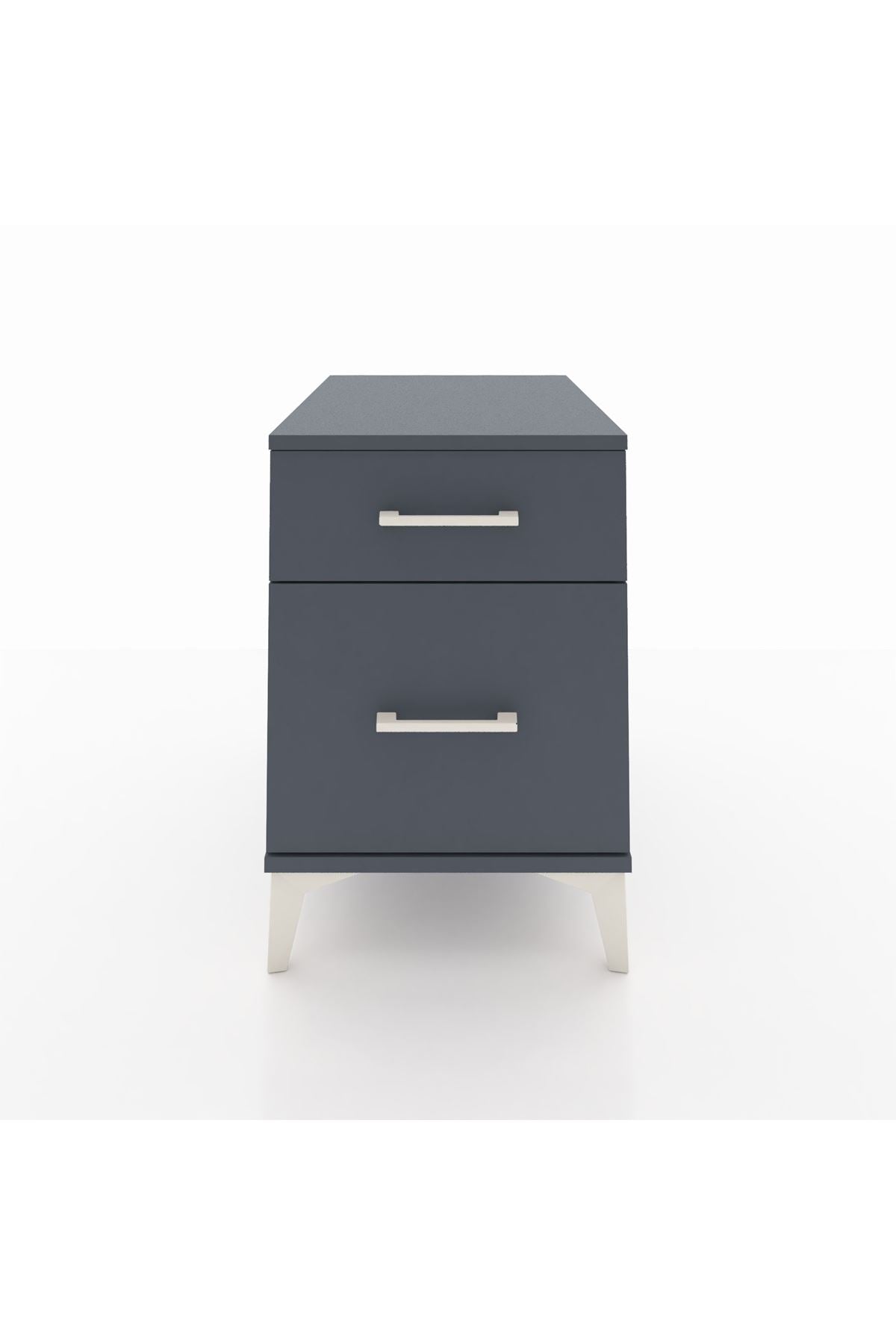 Kronos Komodin Tek Çekmeceli 44x59x64 Antrasit-Antrasit