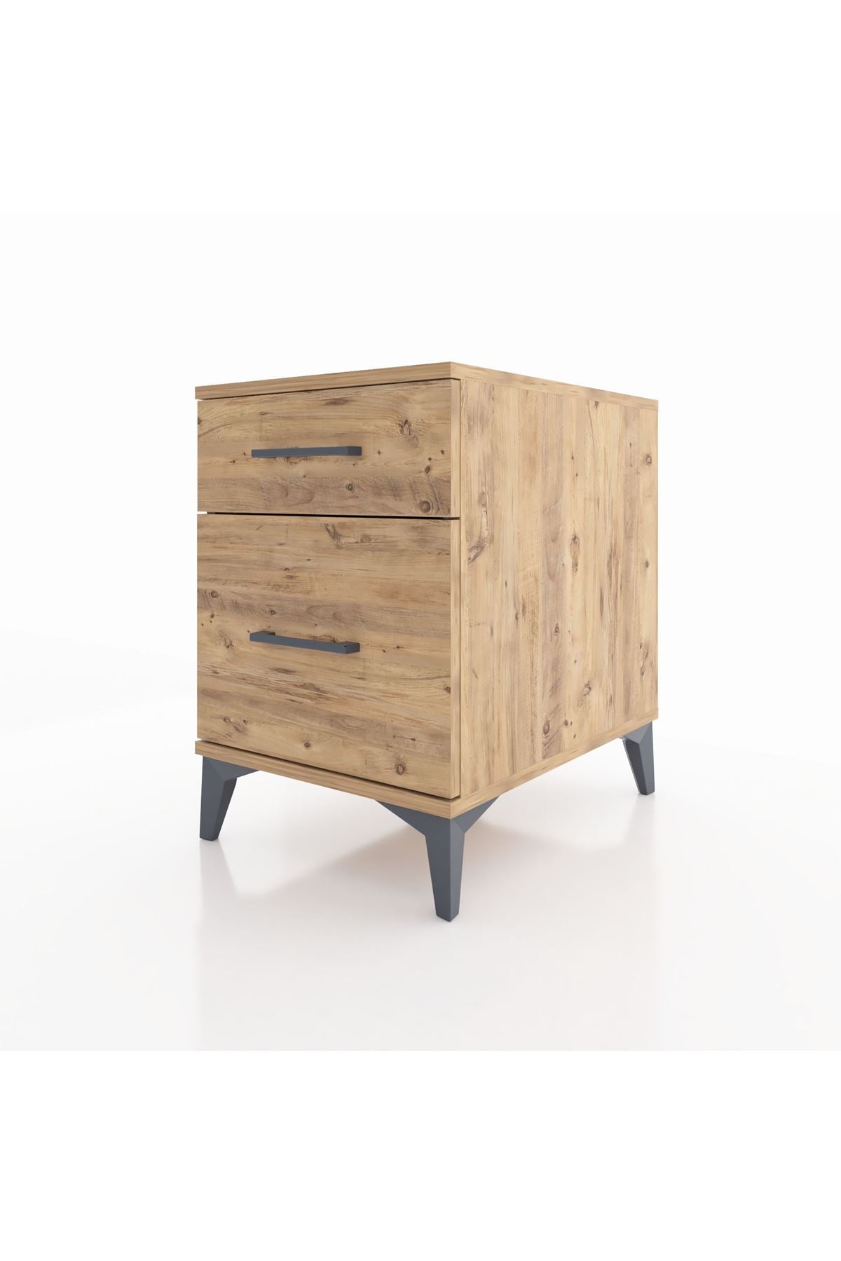 Kronos Komodin Tek Çekmeceli 44x59x64 Çam-Çam