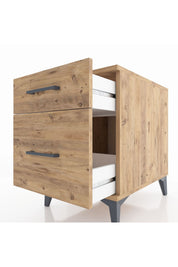 Kronos Komodin Tek Çekmeceli 44x59x64 Çam-Çam