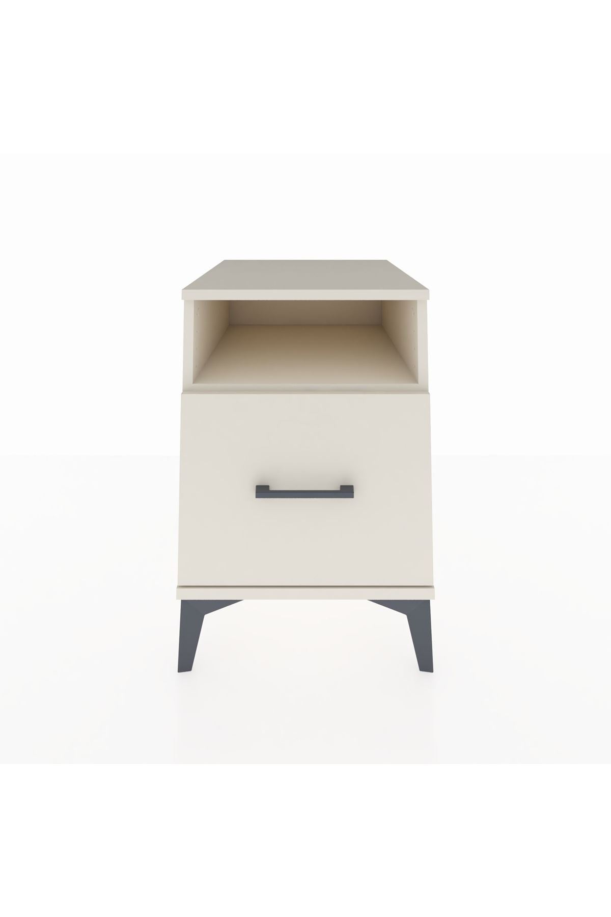 Kronos Komodin Tek Raflı Tek Çekmeceli 44x59x64 Aytaşı-Aytaşı