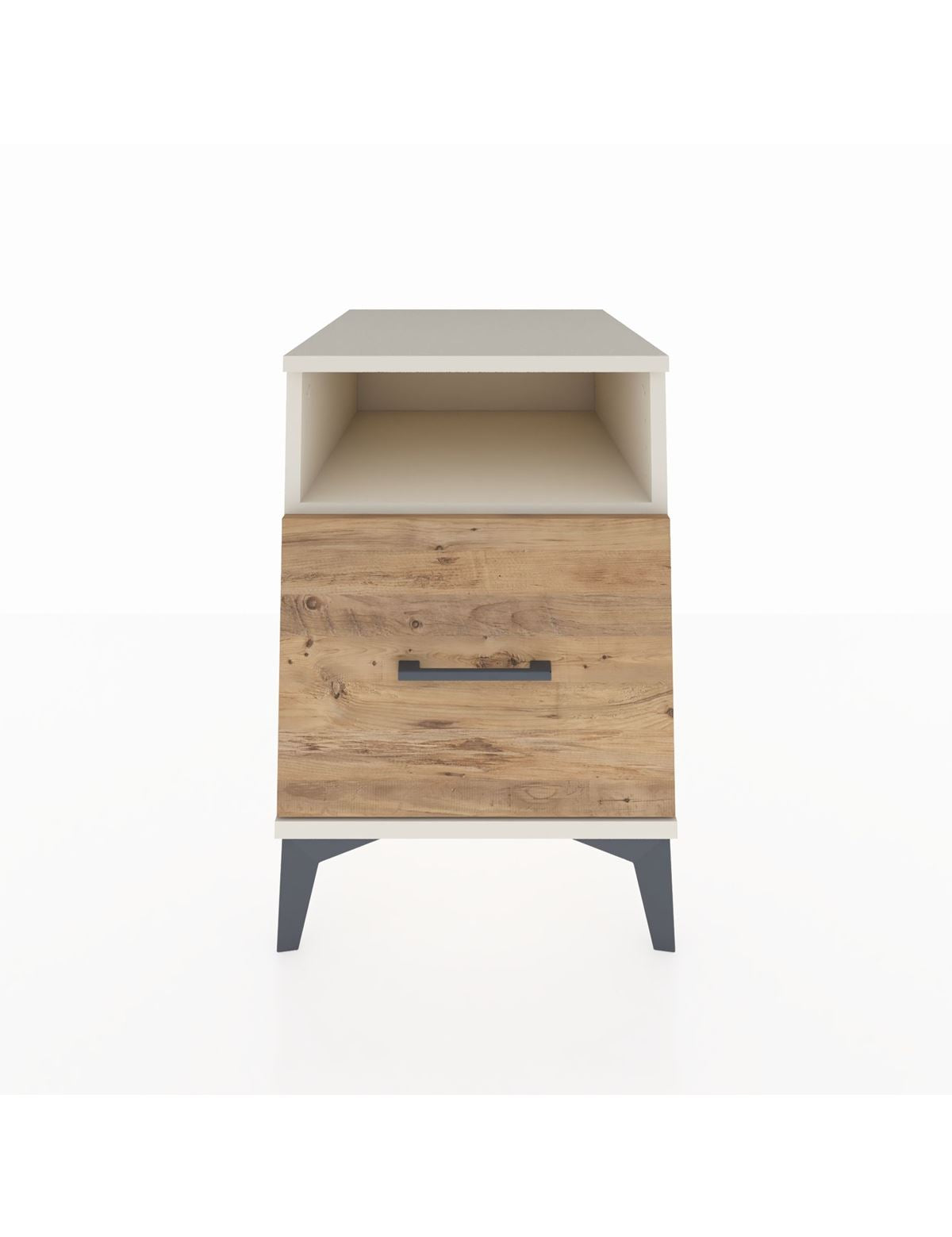 Kronos Komodin Tek Raflı Tek Çekmeceli 44x59x64 Aytaşı-Çam