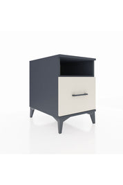 Kronos Komodin Tek Raflı Tek Çekmeceli 44x59x64 Antrasit-Aytaşı