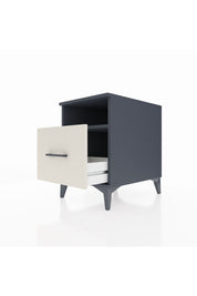 Kronos Komodin Tek Raflı Tek Çekmeceli 44x59x64 Antrasit-Aytaşı