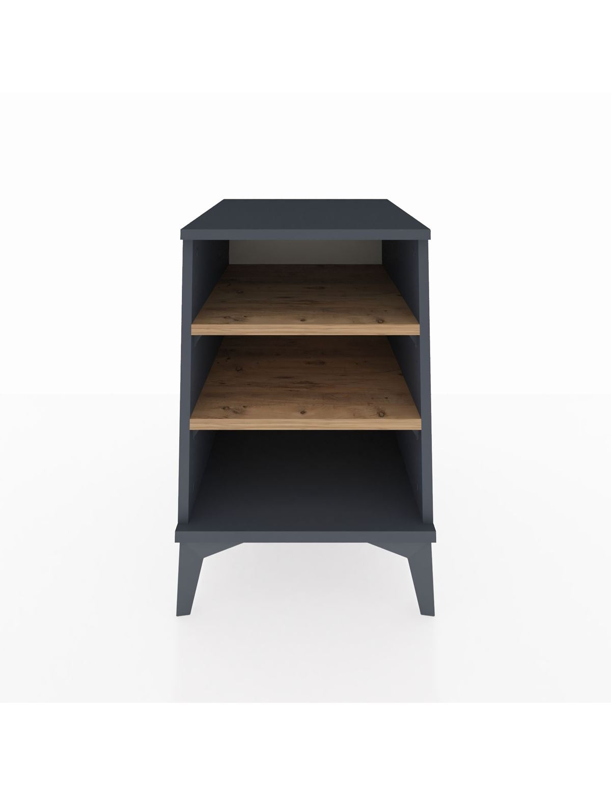 Kronos Komodin 2 Raflı 44x59x64 Antrasit-Çam