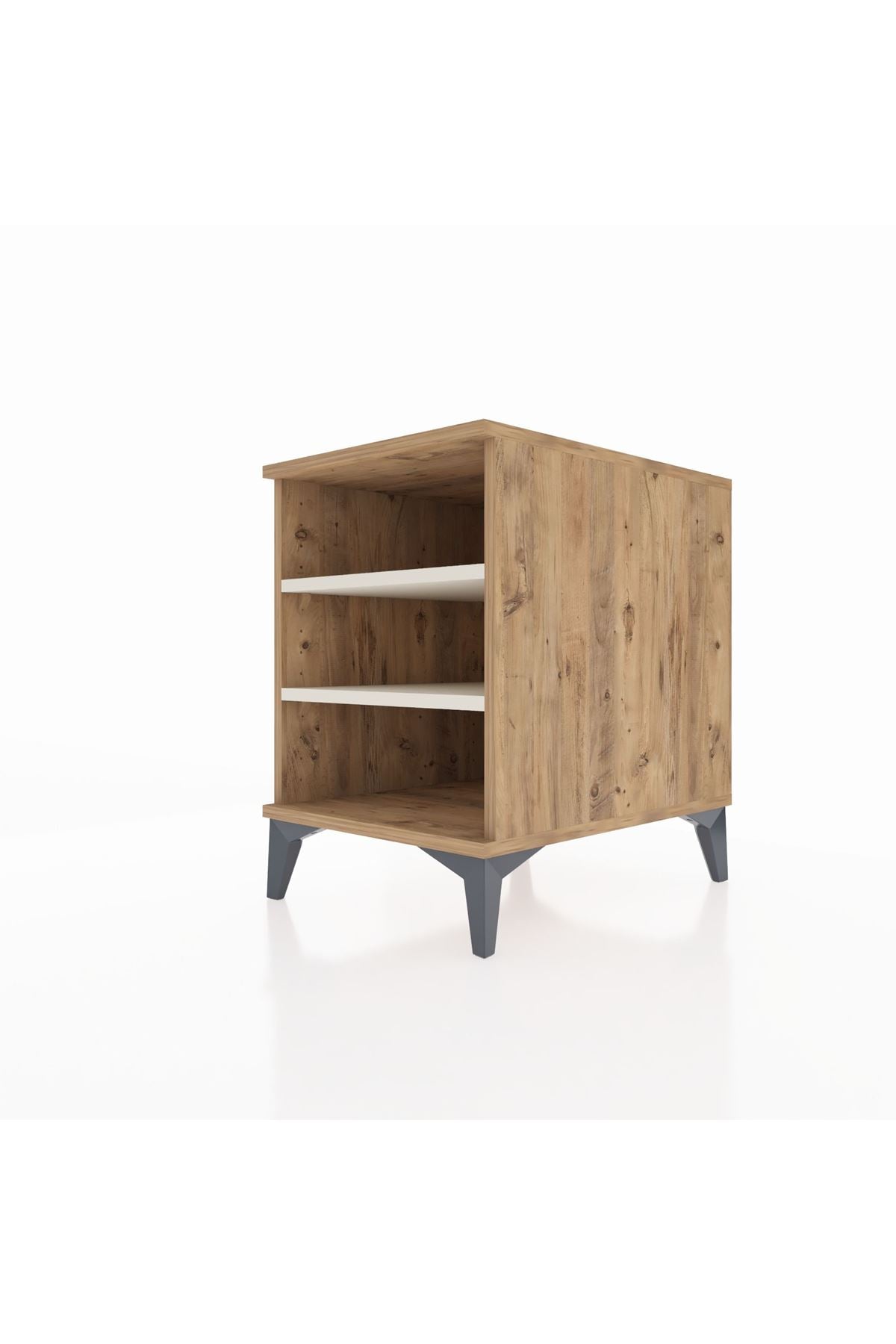 Kronos Komodin 2 Raflı 44x59x64 Çam-Aytaşı