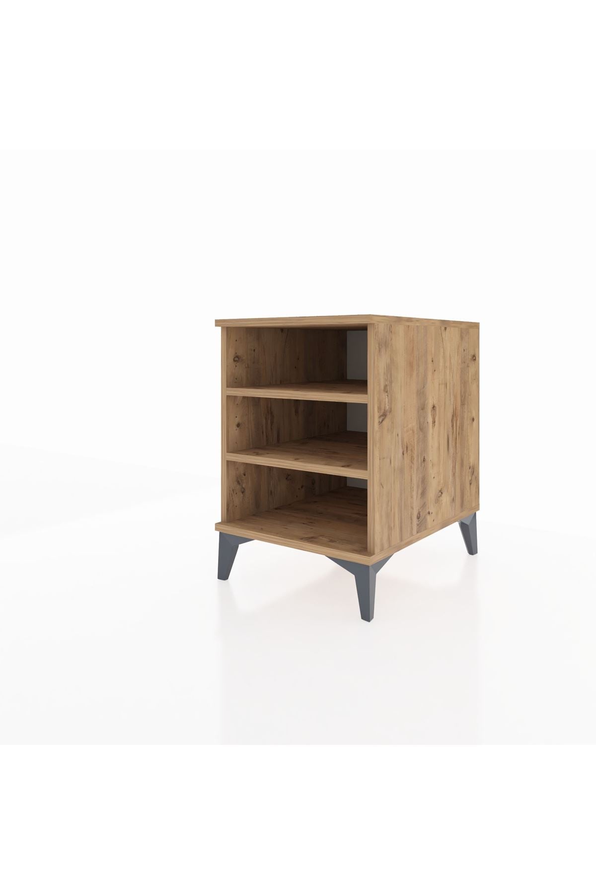 Kronos Komodin 2 Raflı 44x59x64 Çam-Çam