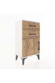 Arges Komodin 2 Raflı Tek Kapaklı 44x30x80 - S08M001V3A