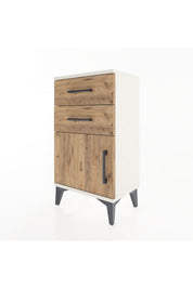 Arges Komodin 2 Raflı Tek Kapaklı 44x30x80 - S08M001V3A