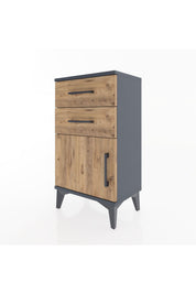 Arges Komodin 2 Raflı Tek Kapaklı 44x30x80 - S08M001V6A