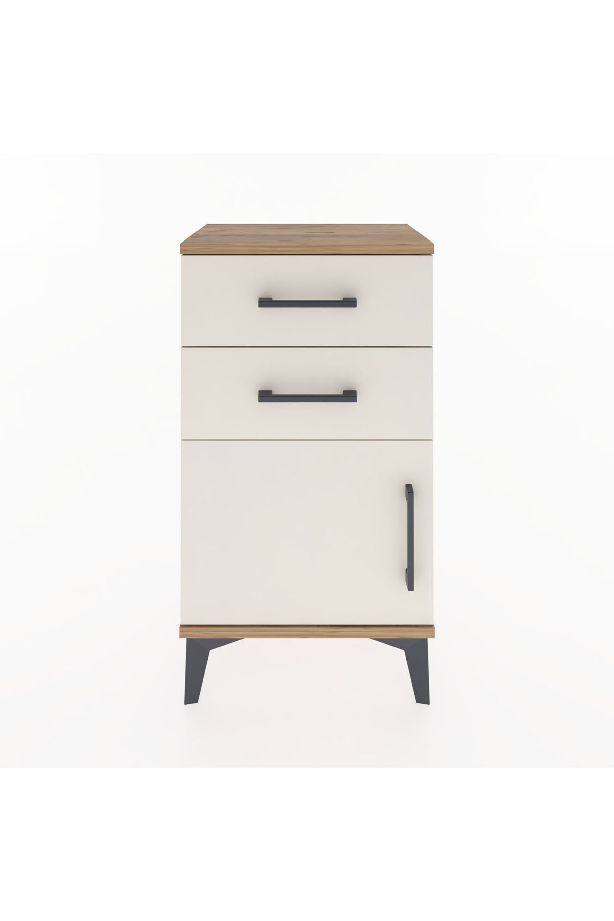 Arges Komodin 2 Raflı Tek Kapaklı 44x30x80 - S08M001V7A