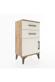 Arges Komodin 2 Raflı Tek Kapaklı 44x30x80 - S08M001V7A