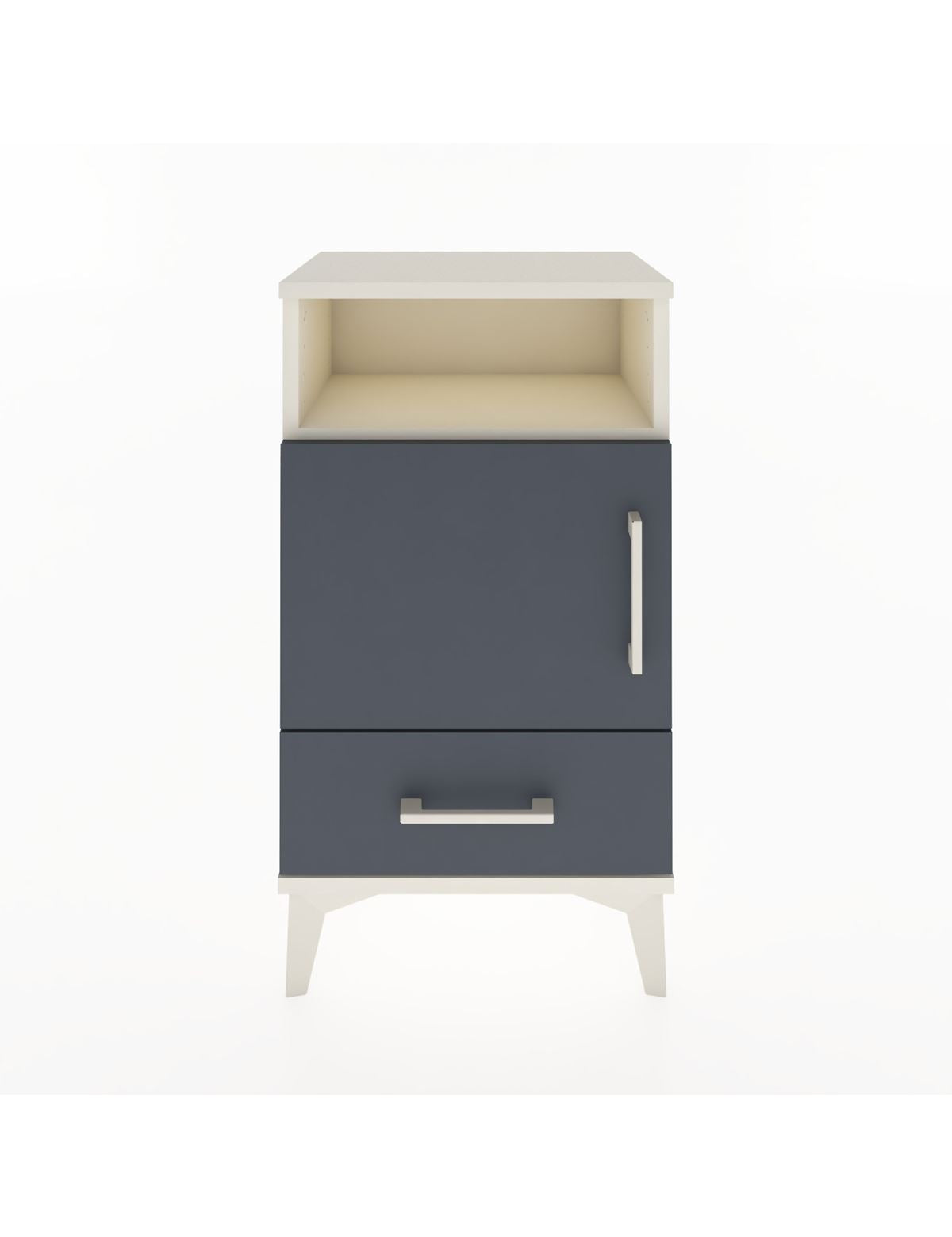 Arges Komodin 2 Raflı Tek Kapaklı 44x30x80 - S08M005V2A