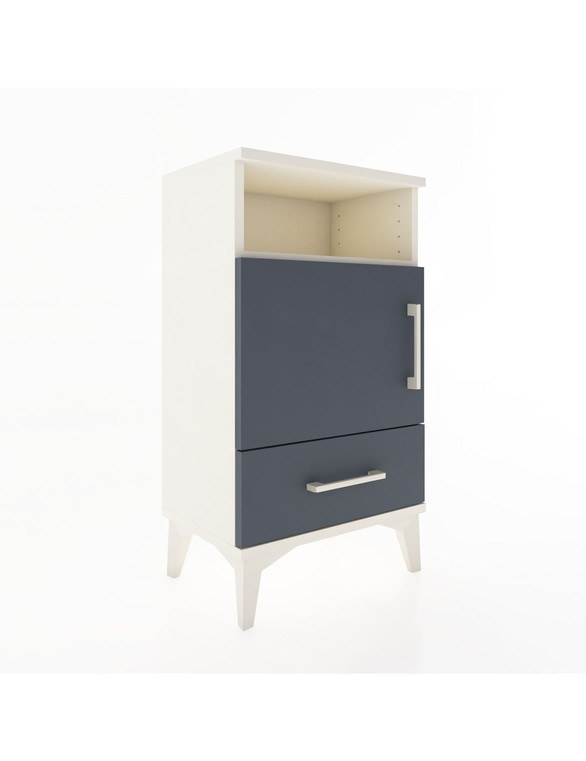 Arges Komodin 2 Raflı Tek Kapaklı 44x30x80 - S08M005V2A