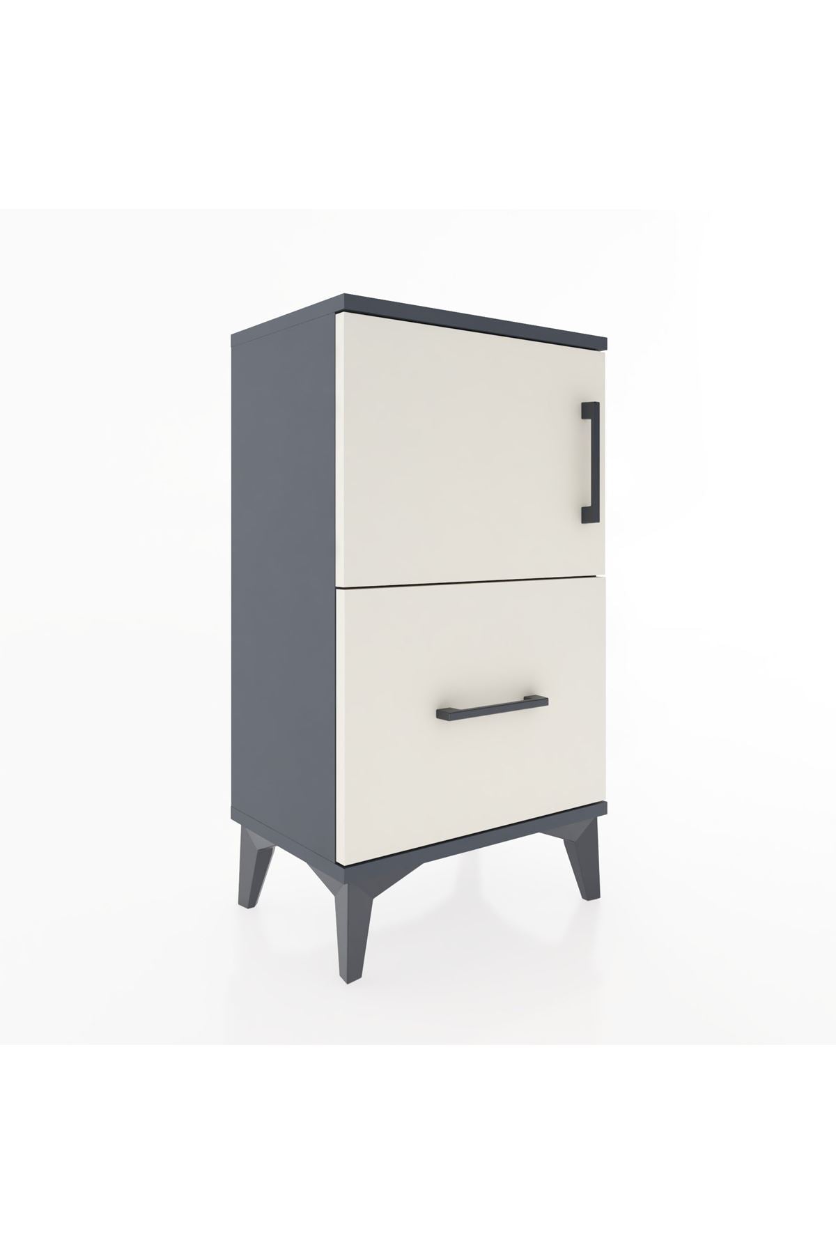 Arges Komodin Tek Raflı Tek Çekmeceli Tek Kapaklı 44x30x80 - S08M007V4A