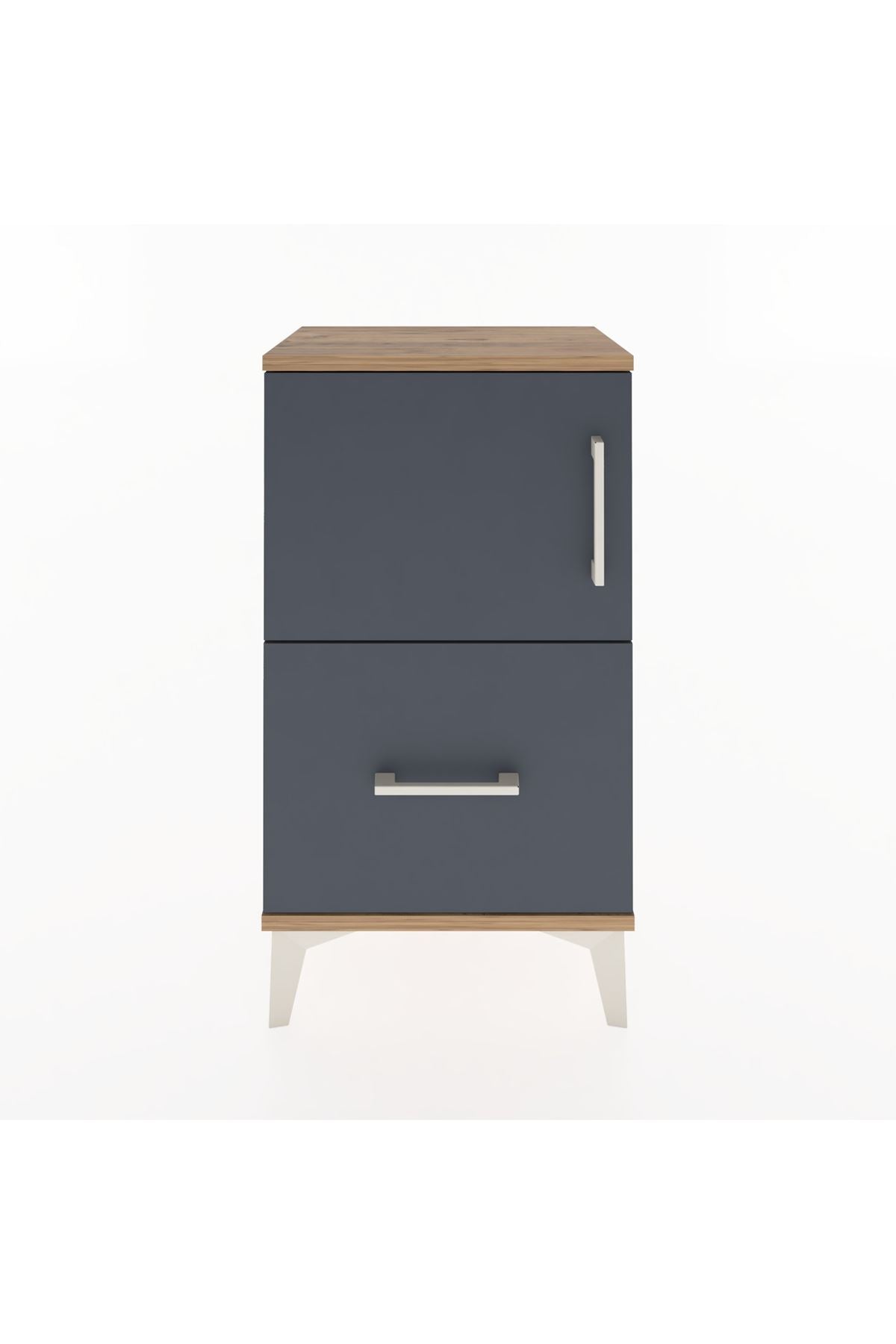 Arges Komodin Tek Raflı Tek Çekmeceli Tek Kapaklı 44x30x80 - S08M007V8A