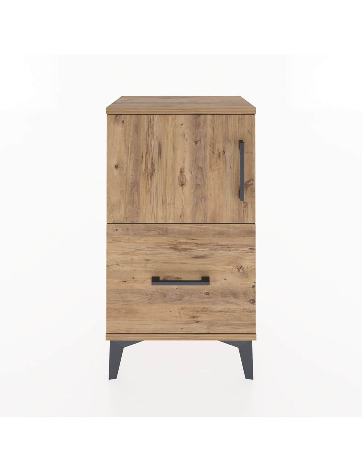 Arges Komodin Tek Raflı Tek Çekmeceli Tek Kapaklı 44x30x80 - S08M007V9A