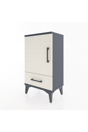 Arges Komodin 2 Raflı Tek Çekmeceli Tek Kapaklı 44x30x80 - S08M008V4A