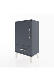 Arges Komodin 2 Raflı Tek Çekmeceli Tek Kapaklı 44x30x80 - S08M008V5A